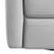 Armen Living Desi Contemporary Swivel Accent Chair in Dove Gray Genuine Leather LCDSCHDV - alternate 5